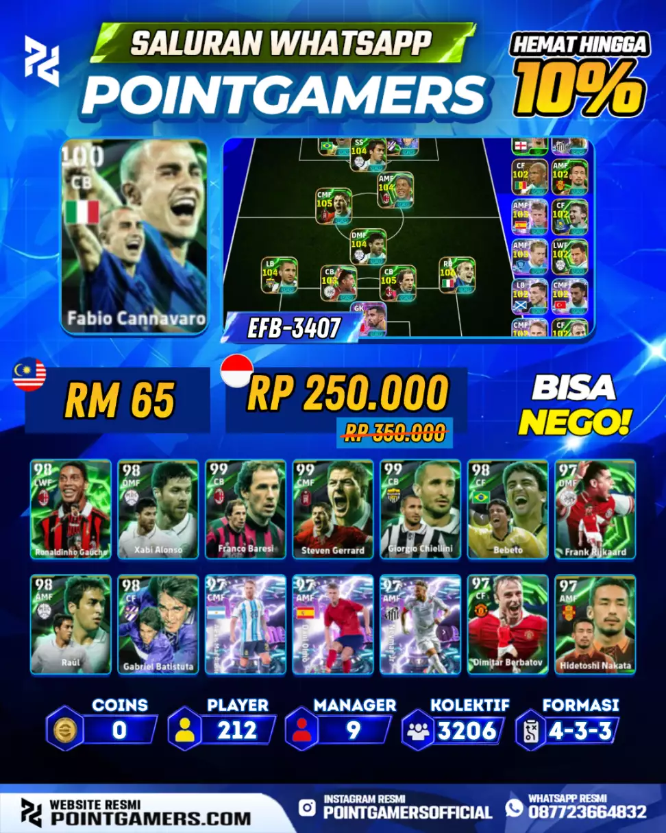 EFB-3407 - FABIO CANNAVARO 100